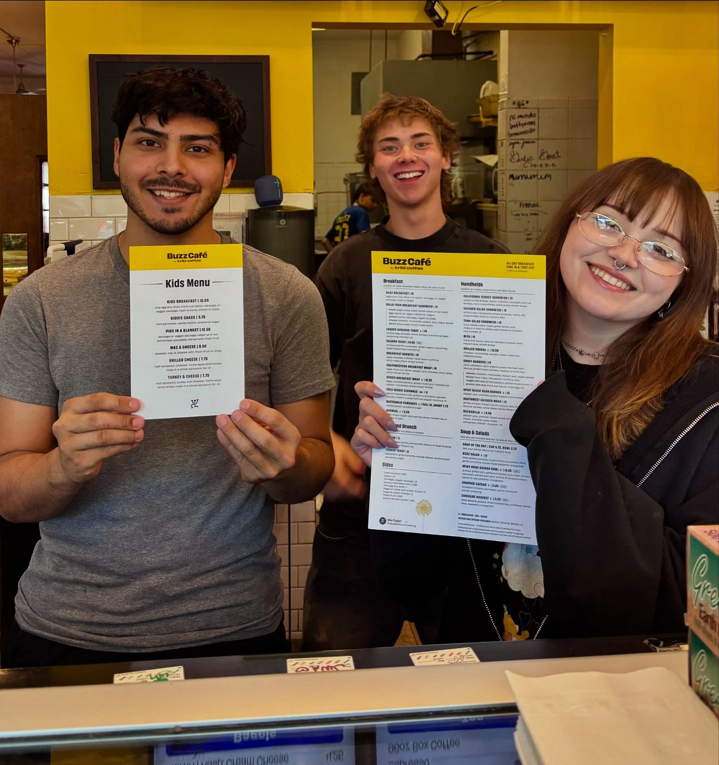 ✨ Big changes at Buzz Cafe! Check out our fresh new menu design and some delicious new additions 🍽️ From kid-friendly classics to upgraded cafe favorites, we&rsquo;ve got something for everyone! Come on in and taste the buzz 🐝 
PS: check in to see