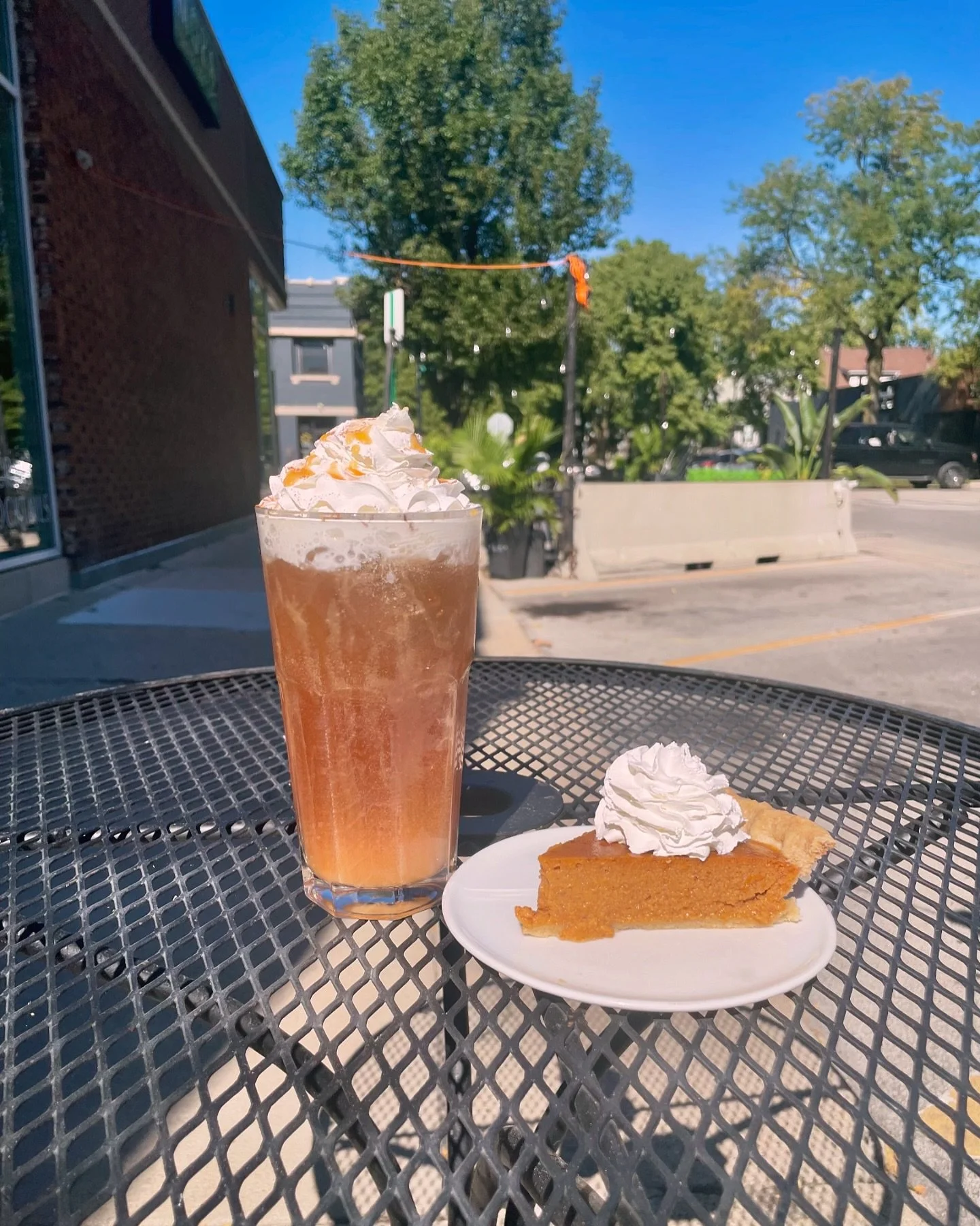 🍂 Fall has arrived, and so has the return of our beloved pumpkin pie! 🎃🥧 Pair it with our new Apple Cauldron Chai &ndash; a magical mix of chai and apple juice, topped with caramel drizzle and whipped cream. Perfect for sipping under the crisp aut