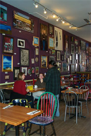 The Buzz Cafe seating area